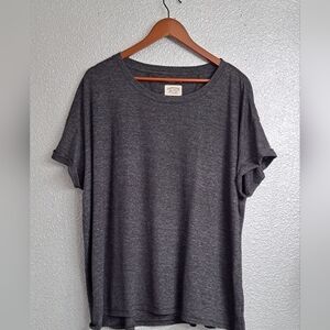 COPY - Prana Women's Short Sleeve Heathered Grey T-Shirt  Size 3X